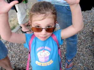 Awesome shot of my niece...raising the roof?