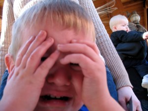 And this is me making Brandon cry. It wasn't on purpose.