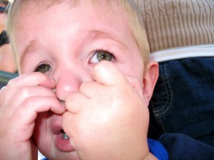 No, believe me, I wasn't trying to make him cry!