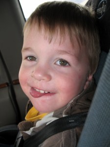 DCS00138 004 Of course, then Brandon wanted his picture taken.