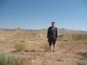 This is what most of our drive looked like, except that the Romgi was usually in the car. Driving.