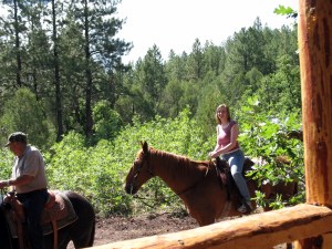 I rode Billy. That horse knew I didn't know a thing about horseback riding and just followed Grandpa.