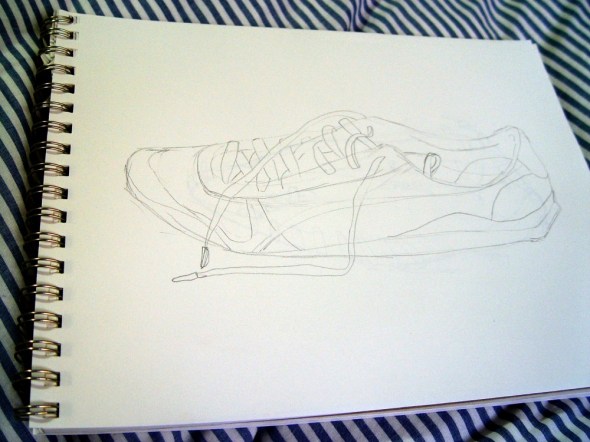 Shoe sketch