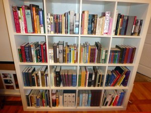 Not pictured: the total destruction of my house. And the top of the bookcase, which has become the final (easily accessible) kids-can't-reach-this-even-with-the-stepstool place.